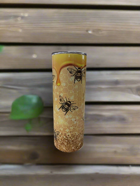20 oz Slim Tumblers Bee Collection