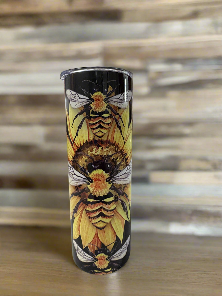 20 oz Slim Tumblers Bee Collection