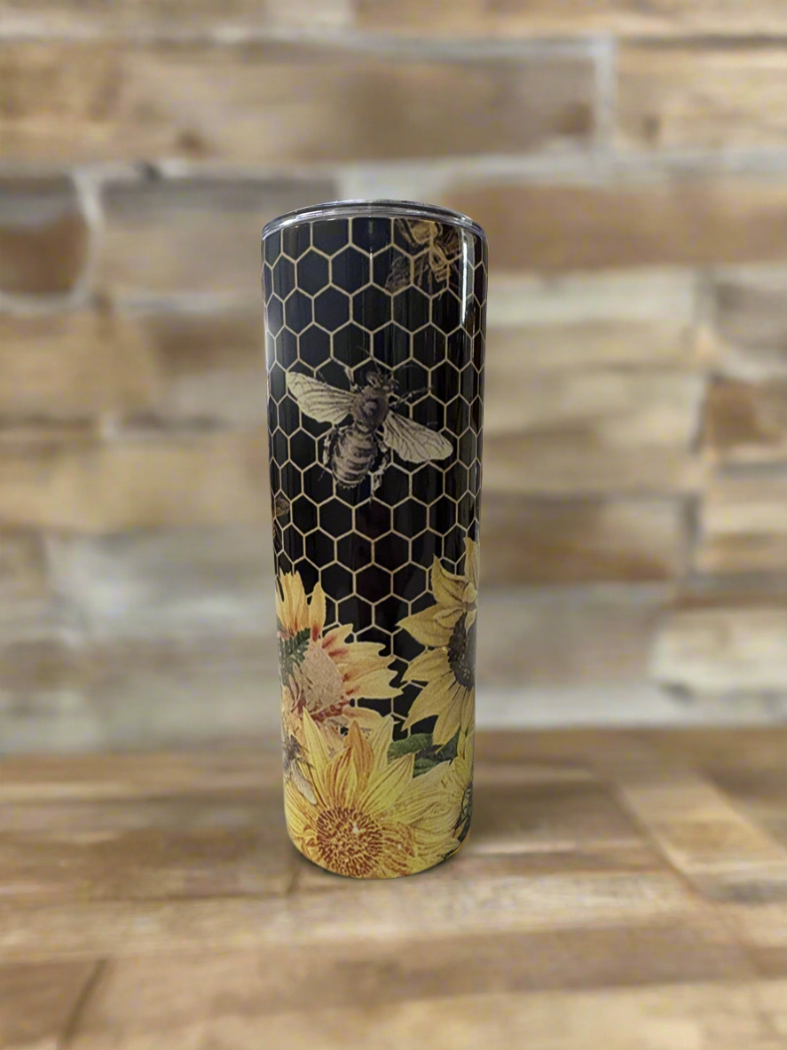 20 oz Slim Tumblers Bee Collection