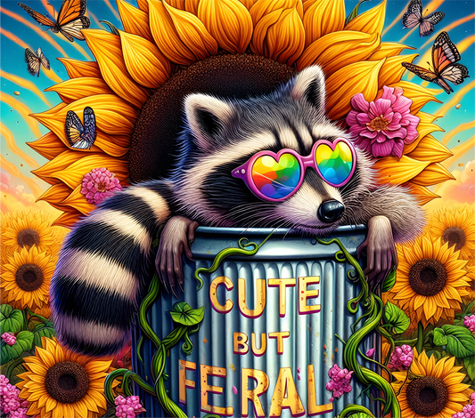 Cute but Feral Tumbler