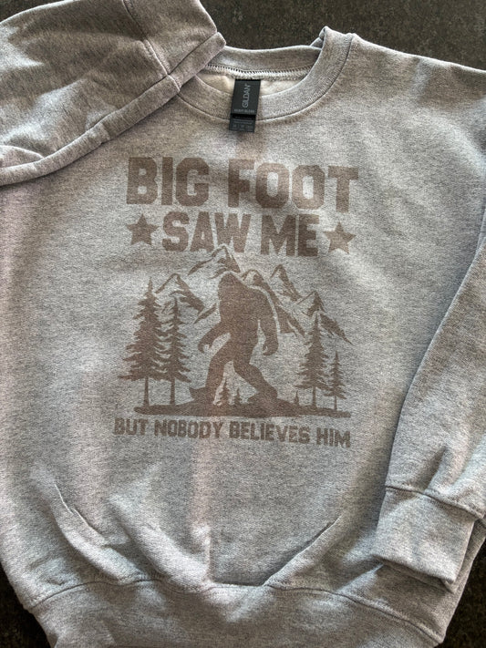 Big Foot Saw Me
