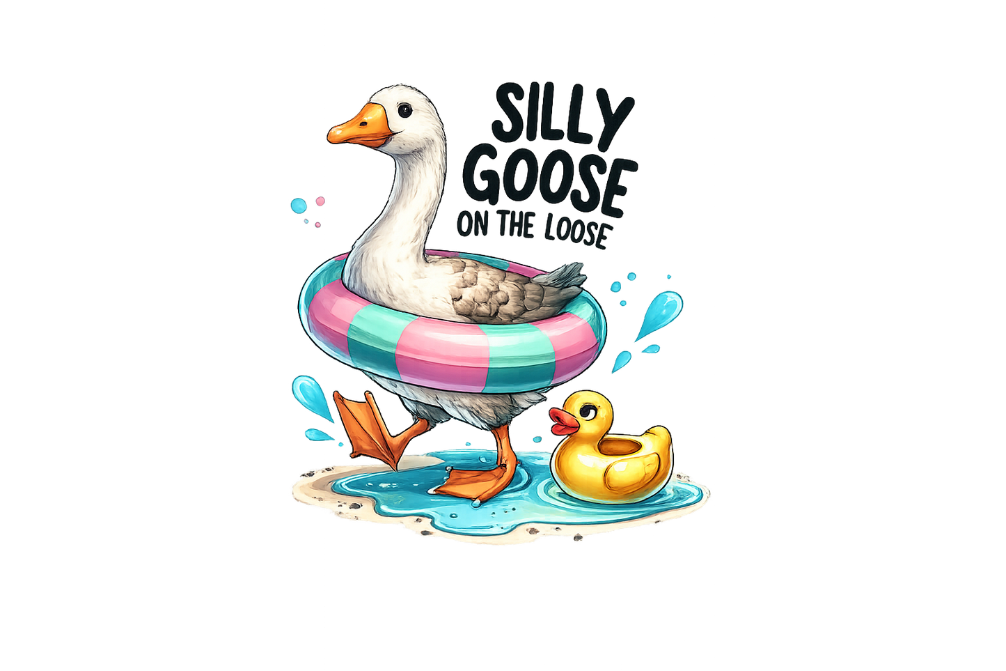 Goose on the Loose Dtf Design