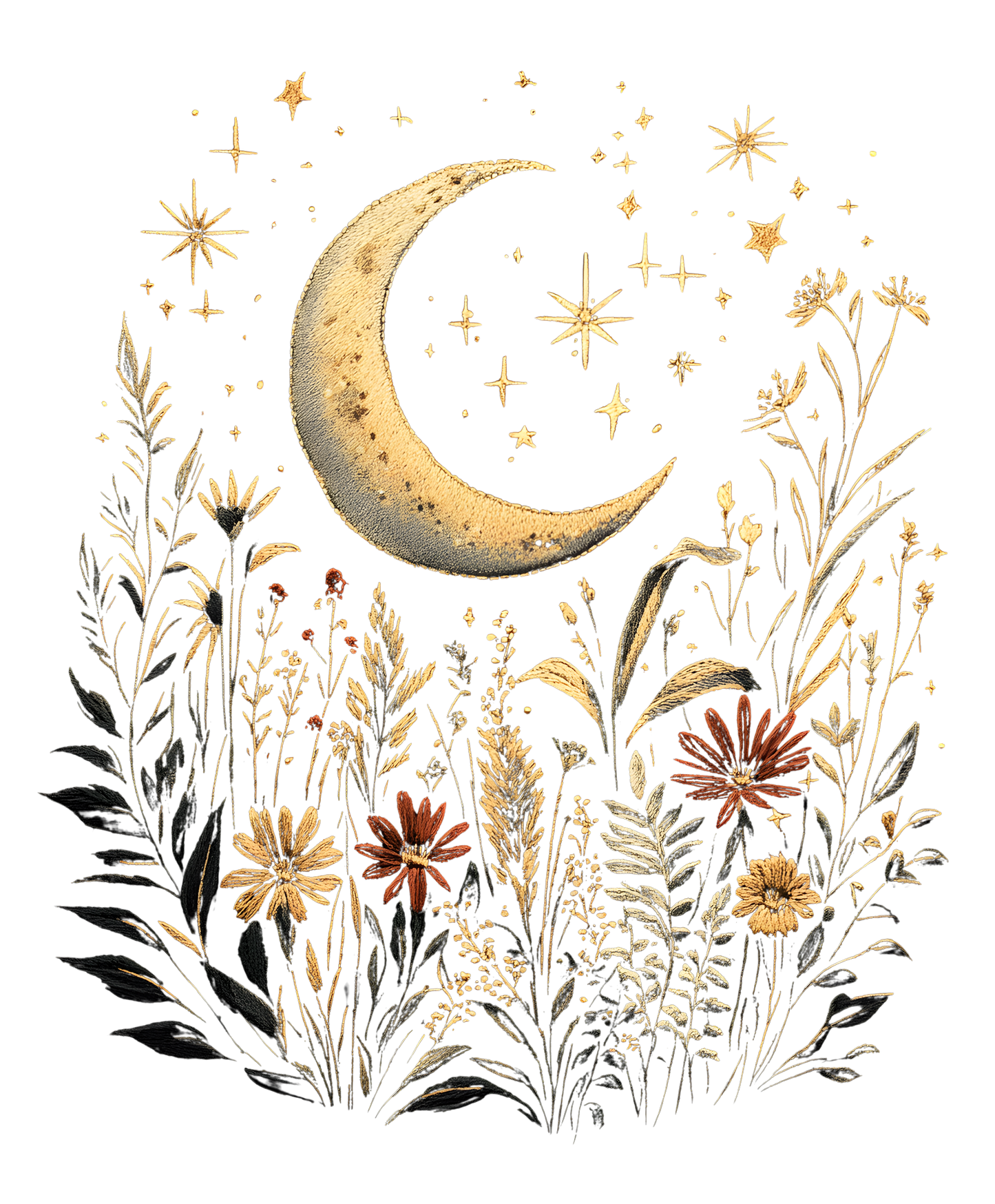 Vintage Celestial Moon