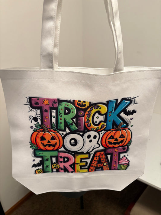 Halloween Trick or Treat Tote