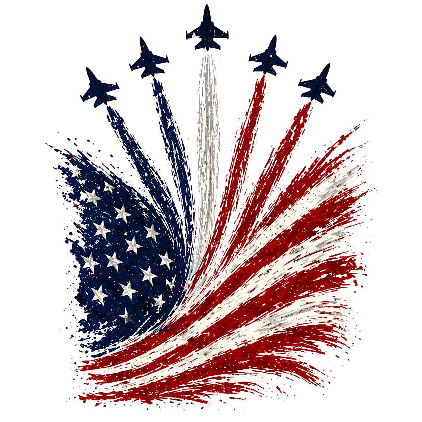 America Flag to Jets Design