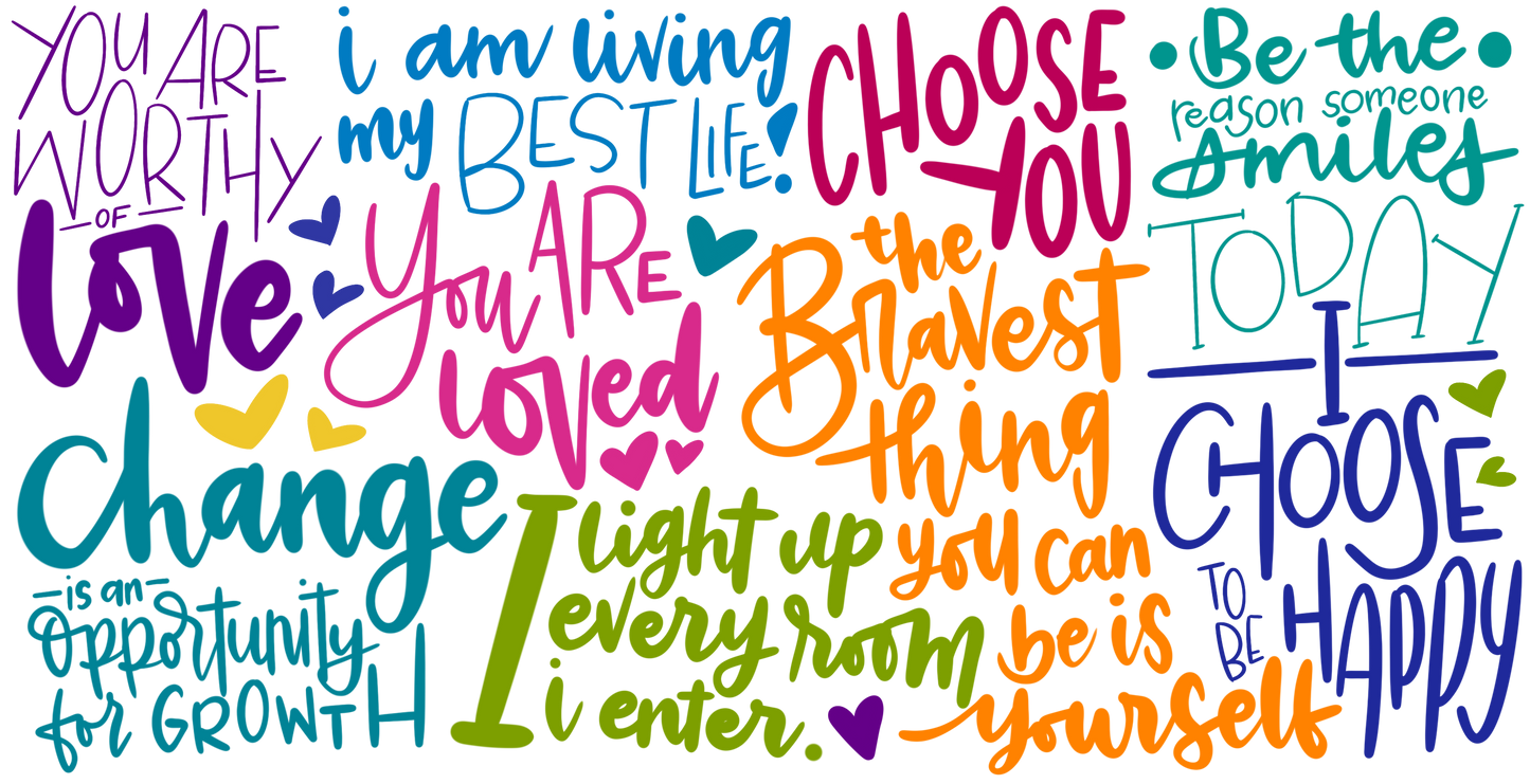 Daily Affirmations Tumbler