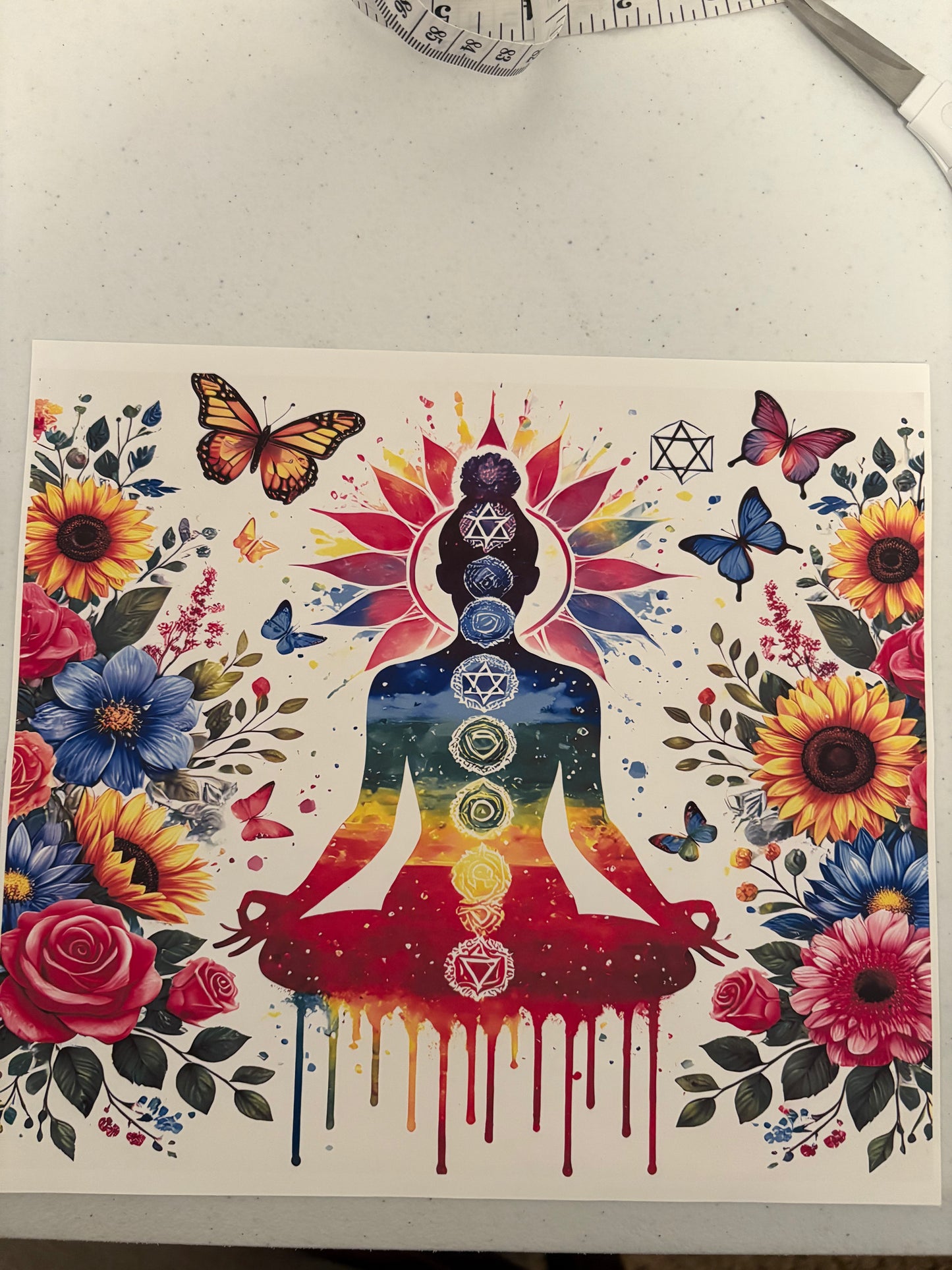 Chakra Tumbler 20oz Slim