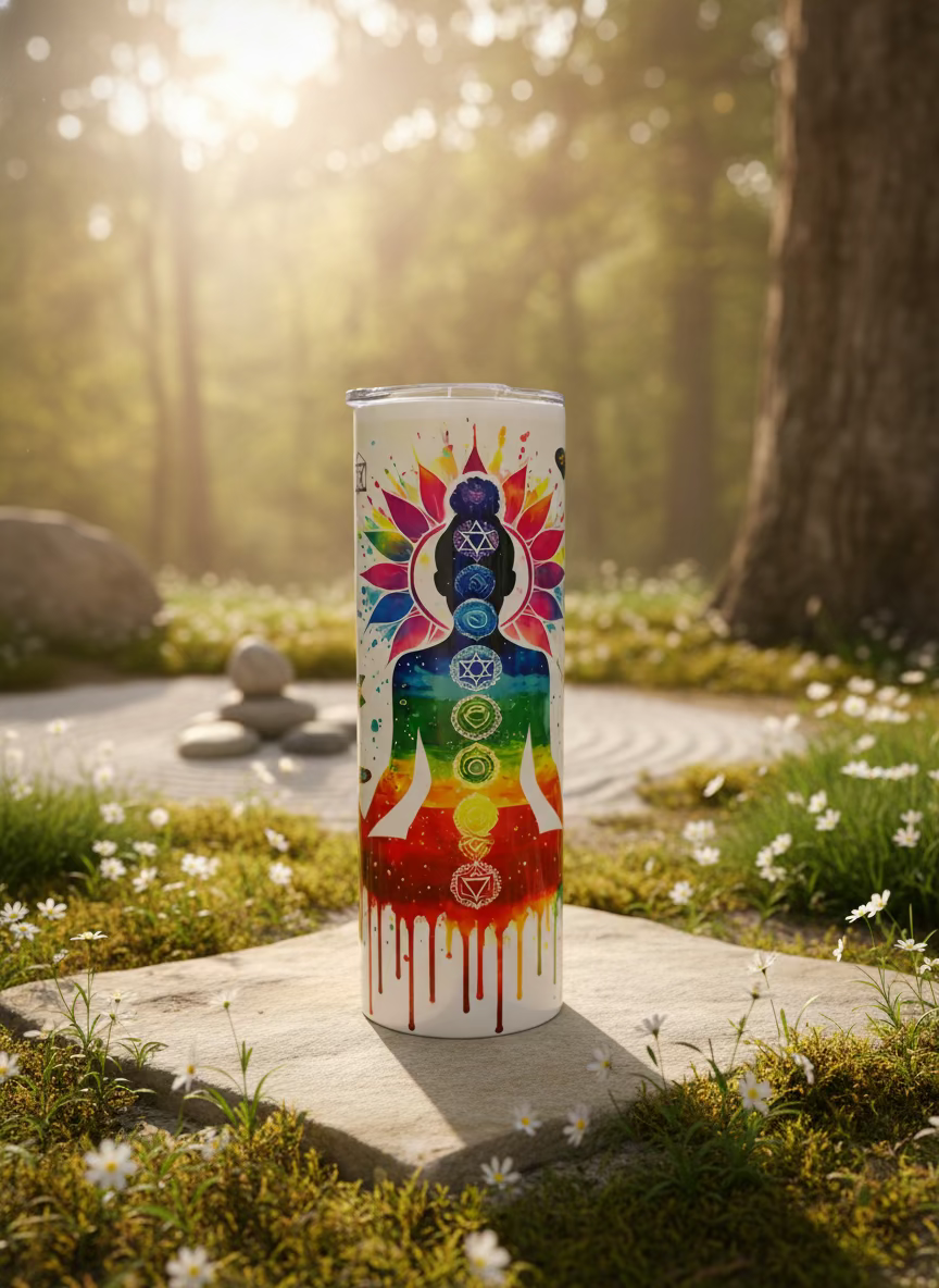 Chakra Tumbler 20oz Slim