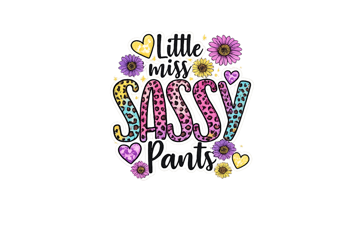 Miss Sassy Pants Dtf Design