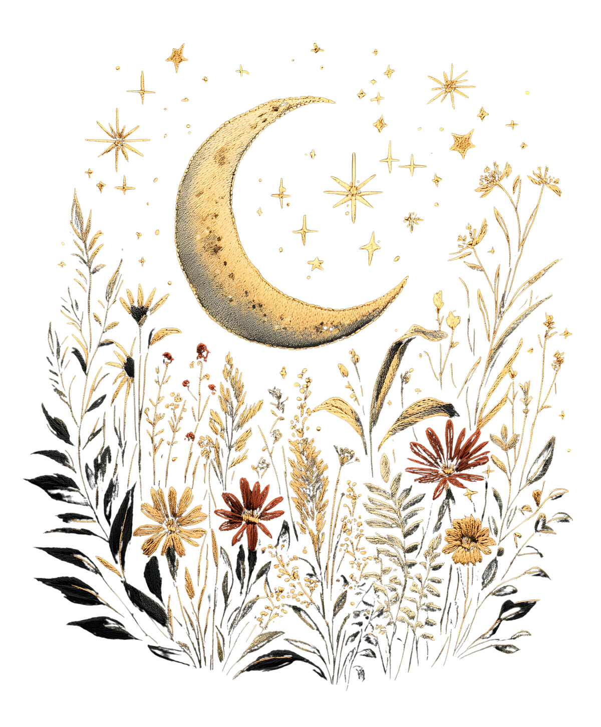 Vintage Celestial Moon