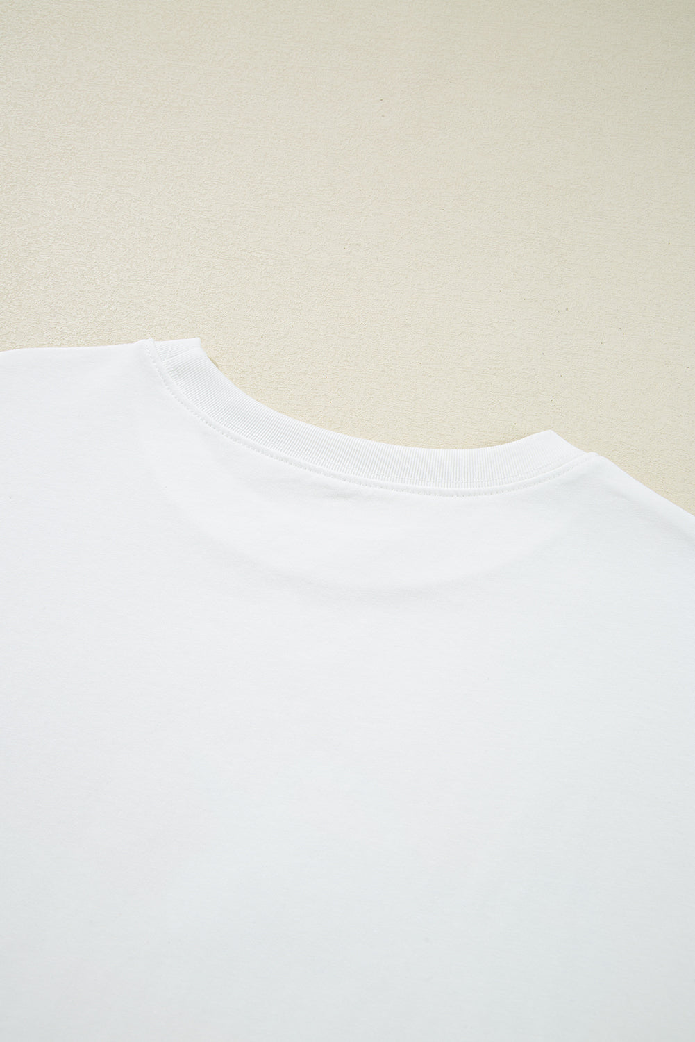 White Flag Bow Graphic Crewneck Tee