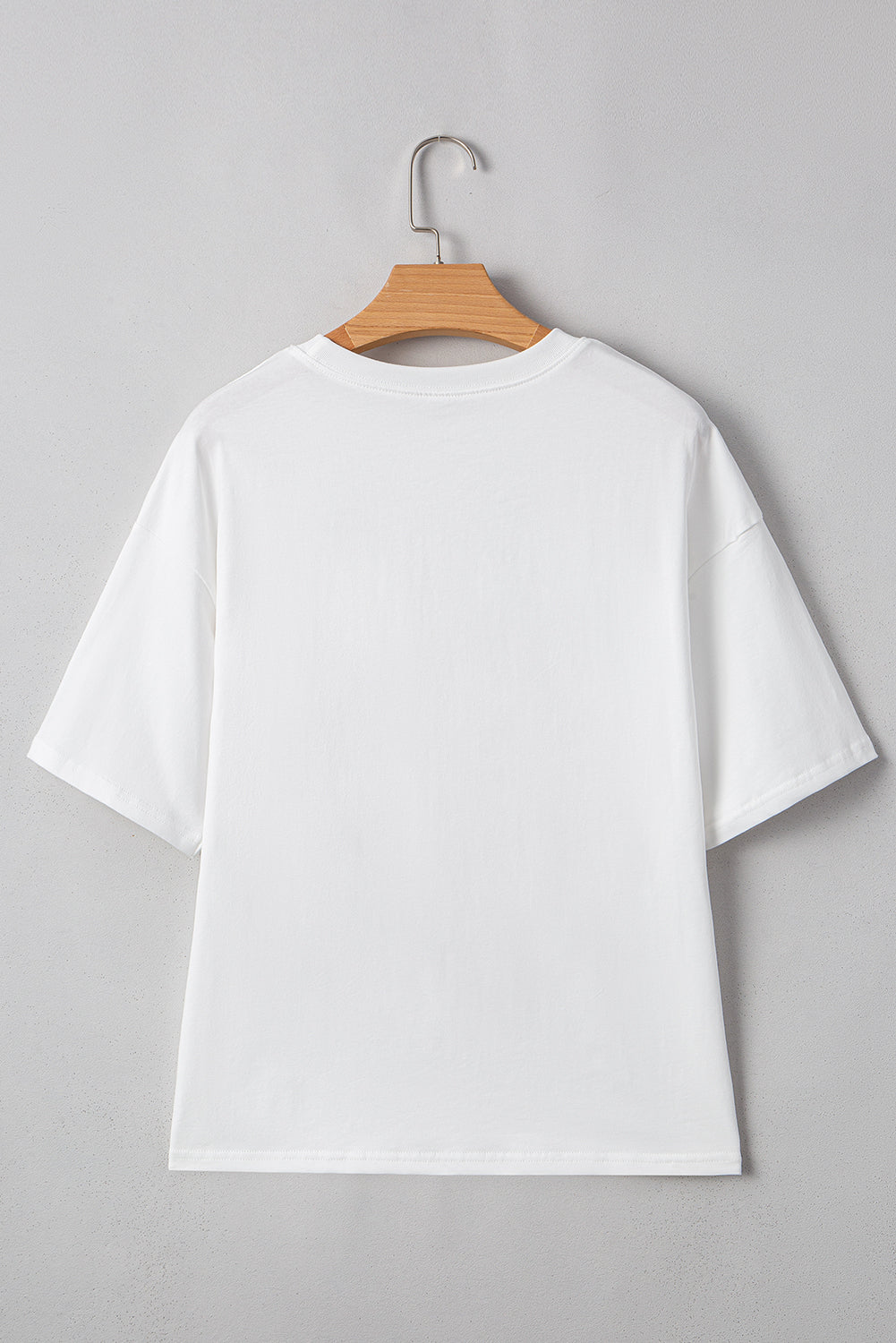 White Flag Bow Graphic Crewneck Tee