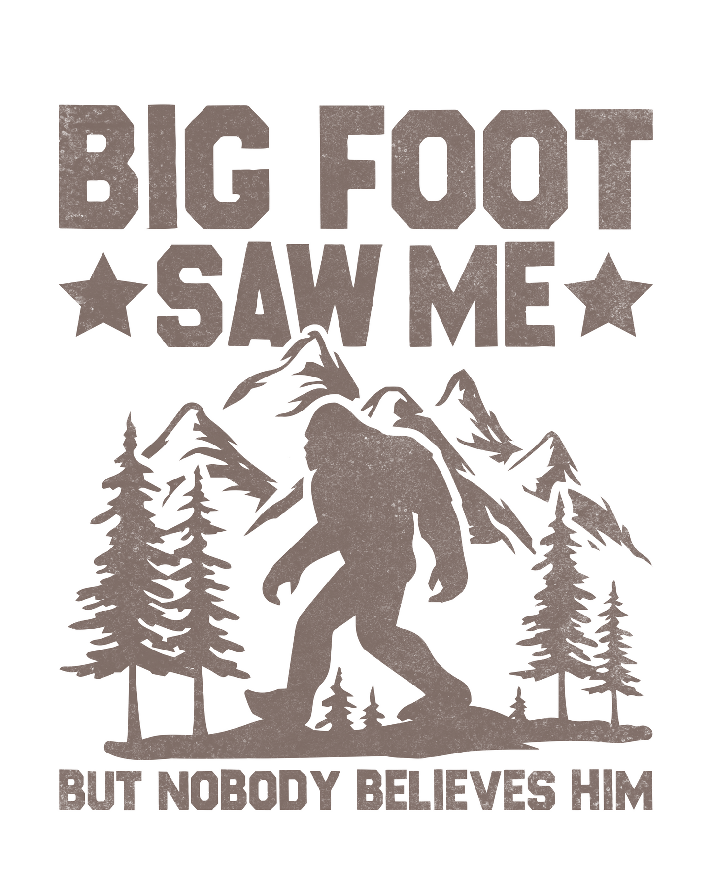 Big Foot Saw Me Design