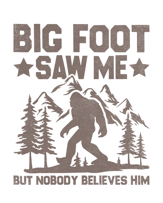 Big Foot Saw Me Design