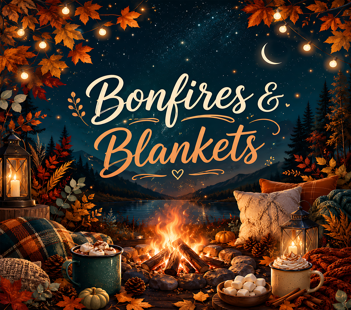 20oz Bonfires & Blankets Tumbler