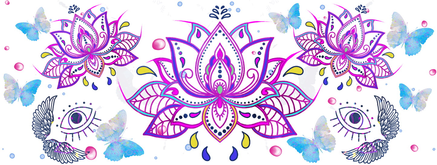 Colorful Lotus Tumbler