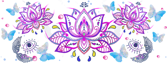 Colorful Lotus Tumbler