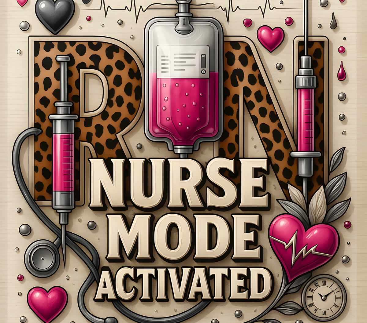 Nurse Mode Activated Tumbler 20oz Slim