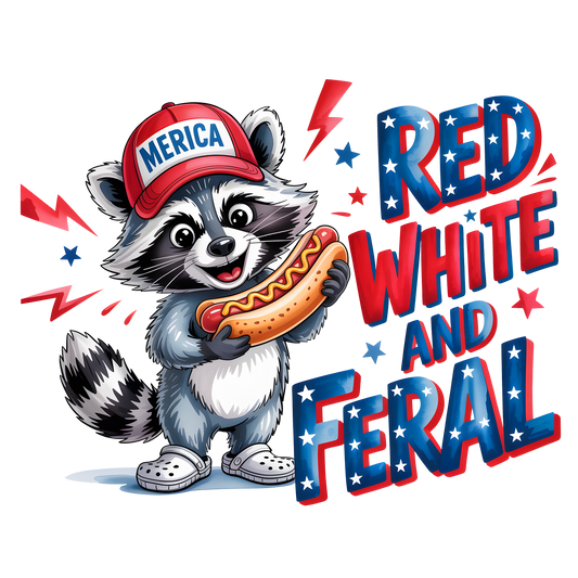 Red, White and Feral Design