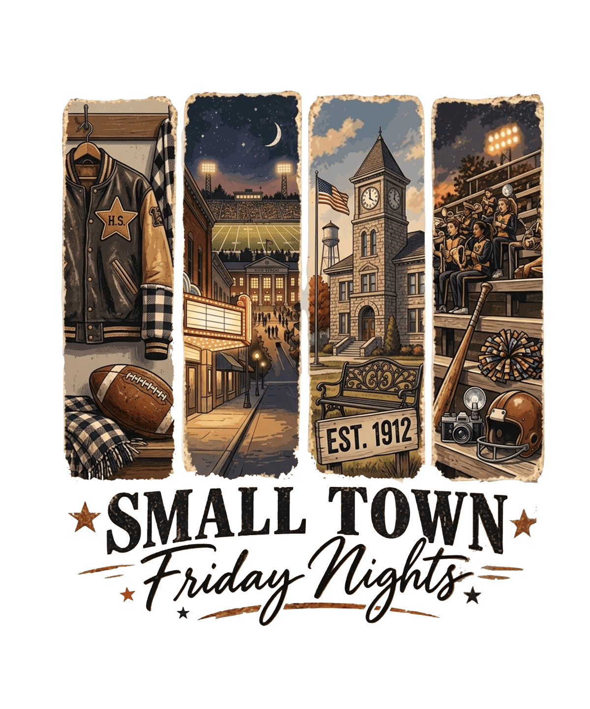 Small Town Friday Nights Design